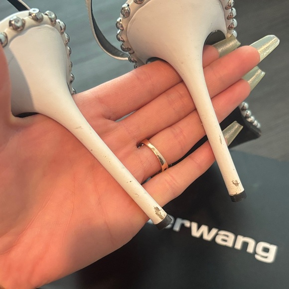 Alexander Wang Black and white  Heels 38.5 - Picture 6 of 8